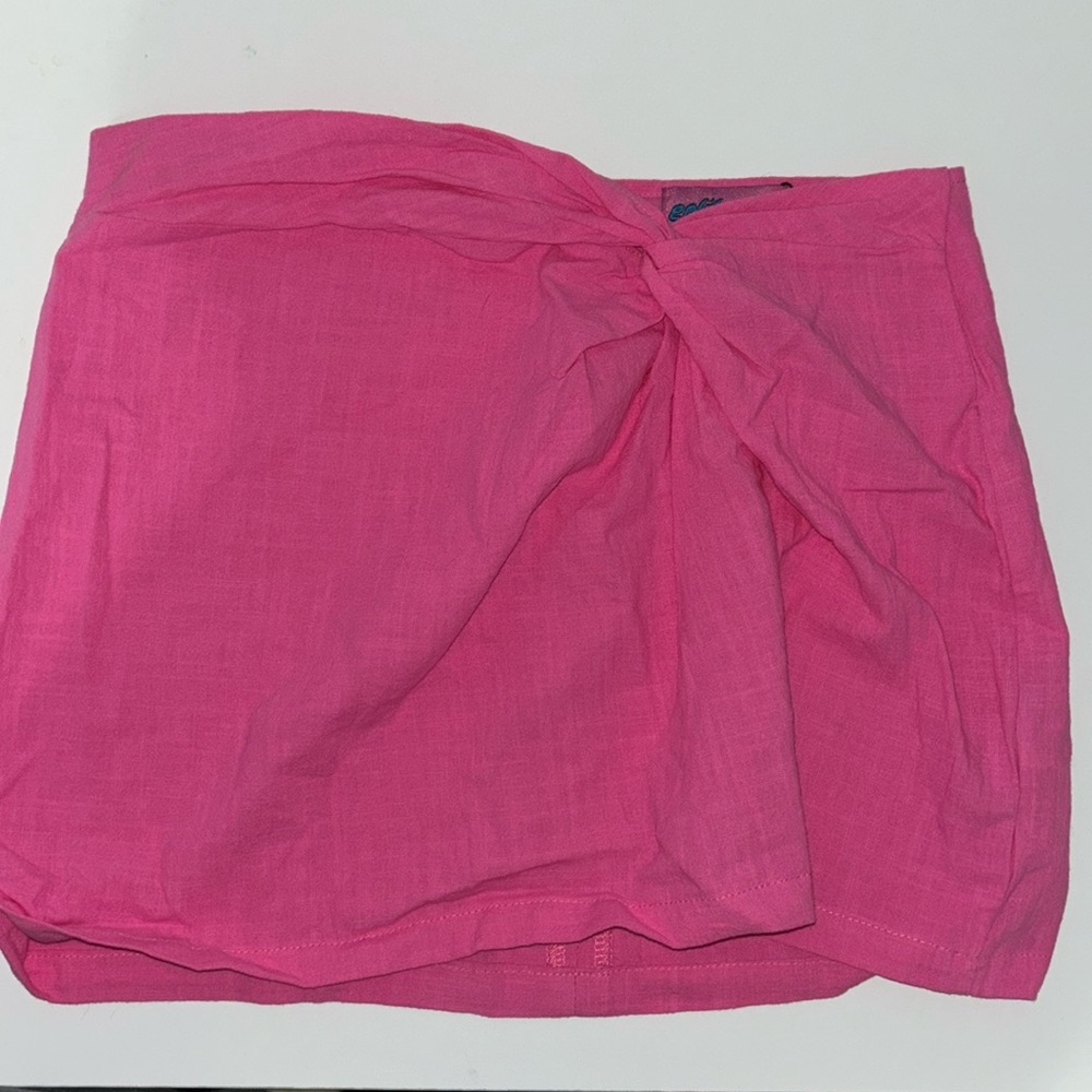 Edikted Pink Mini Skirt